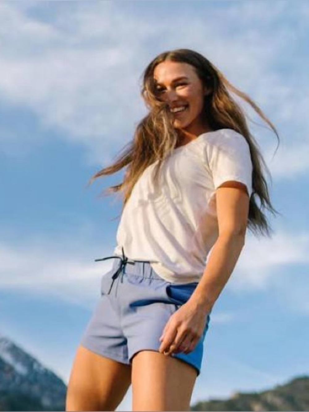 ZYIA Sky Blue Club Shorts NWOT